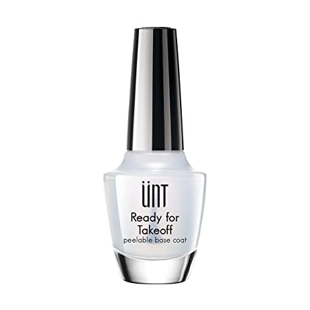 UNT Ready for Takeoff Peelable Base Coat, Peel Off Base Coat for Nail Polish, Water-Based Non-Glue Nail Tape for Nail Art, 0.5 Fl Oz, 1 Pack