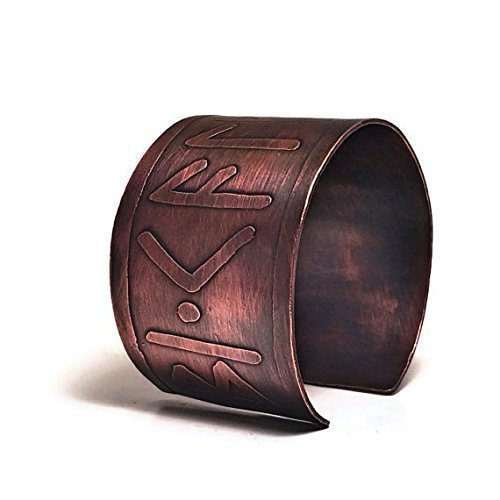 Rune Bracelet - Copper - Viking Pagan Jewelry - For Men / Women - Custom Runes