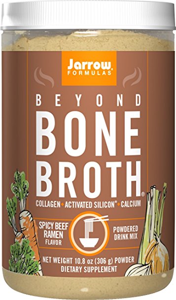 Jarrow Formulas Beyond Bone Broth with Jarrosil, Spicy Beef, 10.8 Ounce