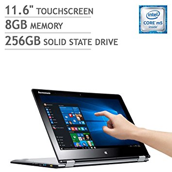 Lenovo Yoga 700-11ISK 11.6" TouchScreen 2-in-1 Laptop: Intel Core M5-6Y54 | 256GB SSD | 8GB RAM | FHD (1920x1080) | Windows 10 | 2.4lbs (Certified Refurbished)