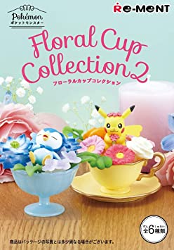 Re-Ment Pokemon Floral Cup Collection 2 (one Random Box)