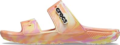 crocs Unisex-Adult Classic Marbled Sandal