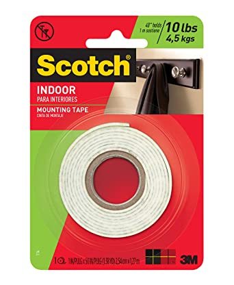 3M Heavy Duty Mounting Tape, 1-Inch by 50-Inch