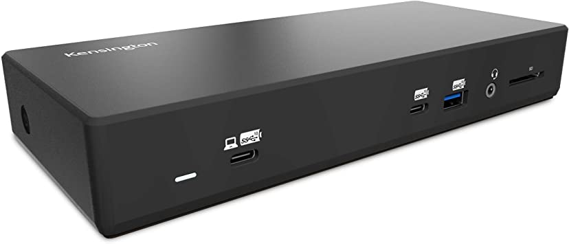 Kensington Triple Display USB-C Docking Station with 100W PD for Dell, HP, Lenovo, Acer, ASUS, Razer, Surface, PixelBook, Pixel Slate - Triple 4K Video (K33600NA)