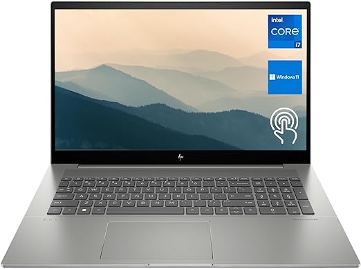 HP 2023 Latest Envy 17T Premium Laptop, 17.3" FHD Touchscreen, Intel Core i7-13700H, 64GB RAM, 2TB SSD, Webcam, HDMI, Wi-Fi 6, Backlit Keyboard, Windows 11 Home, Grey