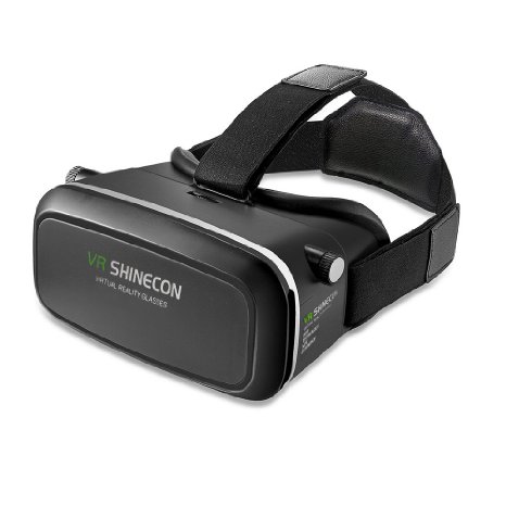 Bengoo VR Headset 3D Glasses Virtual Reality Box for iPhone Samsung Moto LG Nexus HTC - Black