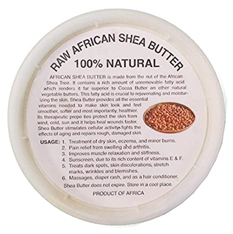 100% Natural African Shea Butter 8oz (Ivory 8oz-1pc)