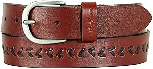 Eddie Bauer Women's Casual Leather Belts, One Size Fits Most, Available in Multiple Colors