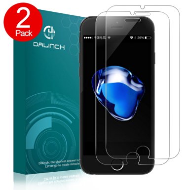 iPhone 7 Plus Screen Protector, Dalinch iPhone 7 Plus Tempered Glass Screen Protector for Apple iPhone 7 Plus, iPhone 7 Plus (2-Pack)