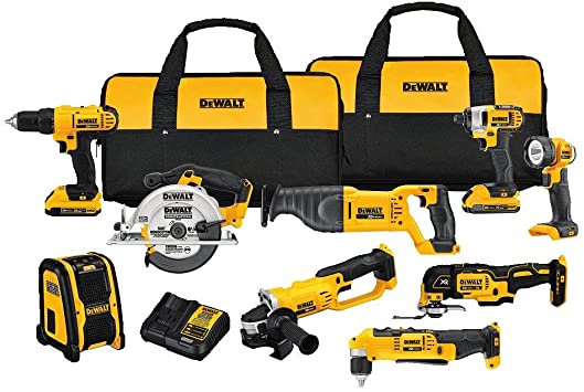 DEWALT 20V (DCK940D2) Max Cordless Drill Combo Kit, 9-Tool