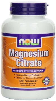 Now Foods Magnesium Citrate Veg-capsules, 120-Count