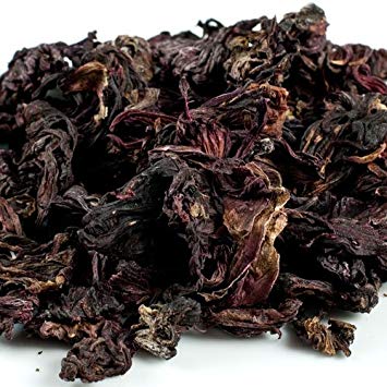 Hibiscus Flowers - Dried - 1 resealable bag, 4 oz