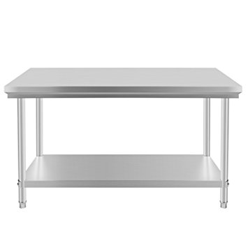 VEVOR NSF Stainless Steel Work Table 48 x 30 Inches Prep Work Table for Commercial Kitchen Restaurant (48 x 30 Inches)