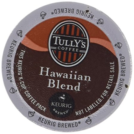 Tully's Hawaiian Blend Extra Bold Coffee Keurig K-Cups, 24 Count