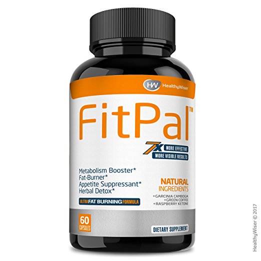 FitPal™ Natural Thermogenic Fat Burner – Energy and Metabolism Booster - Weight Loss Pills With Green Coffee, Garcinia Cambogia & Raspberry Ketones, Effective Herbal Detox and Appetite Suppressant
