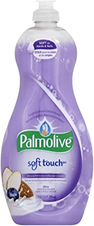 Palmolive Ultra Dish Liquid, Soft Touch Almond Milk and Blueberry, 25 Fl Oz