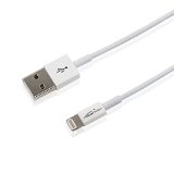 KabelDirekt 1 ft white ultraslim certified Lightning Cable sync and charge for Apple devices - TOP Series