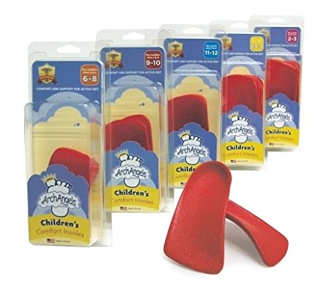 Arch Angels Children's Comfort Insoles Youth Size 4-5