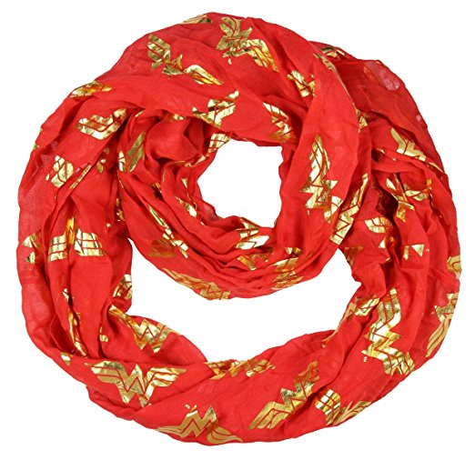 Wonder Woman Foil Logo Viscose Scarf