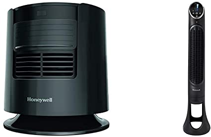 Honeywell Dreamweaver Sleep Fan, Black & QuietSet Whole Room Tower Fan-Black, HYF290B