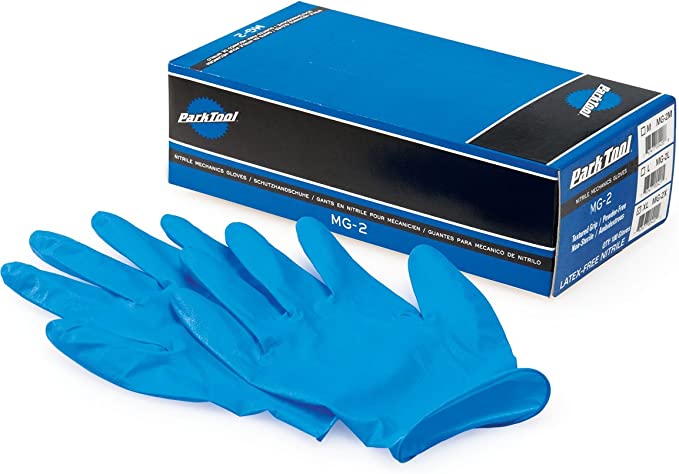 Park Tool Nitrile Med Gloves-Box of 100