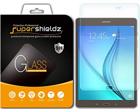 Supershieldz for Samsung Galaxy Tab A 9.7 Tempered Glass Screen Protector, Anti-Scratch, Anti-Fingerprint, Bubble Free, Lifetime Replacement Warranty