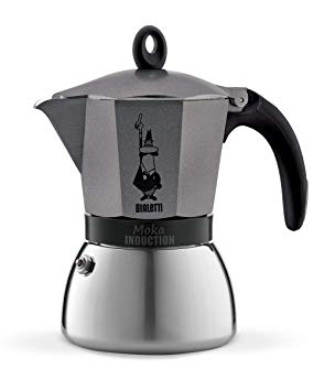 Bialetti  Moka Express Induction, Silver, 6 Cup