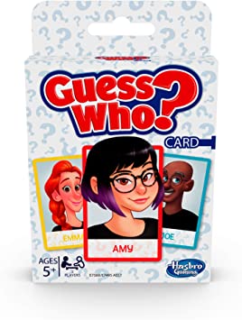 Hasbro Gaming Guess Who? Card Game for Kids Ages 5 and Up, 2 Player Guessing Game