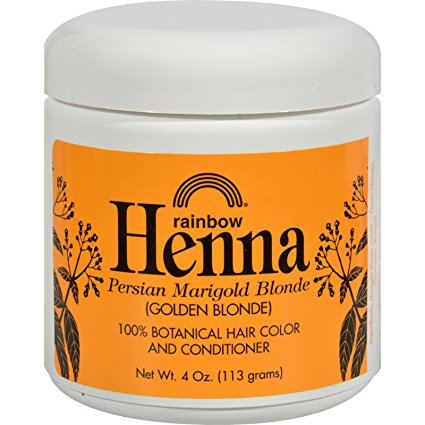 Rainbow Research Henna Hair Color and Conditioner Persian Marigold Blonde Golden Blonde -- 4 oz