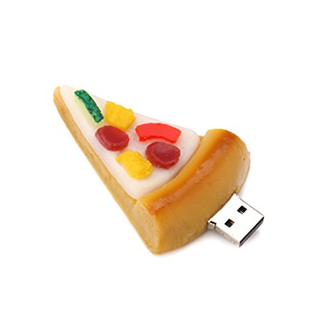 HDE 8GB Food Snack Dessert Shaped High Speed USB Flash Thumb Drive Memory Stick (Cold Pizza Slice)