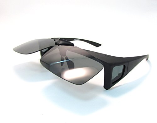 Fit Over Sunglasses Wear over Prescription Eyeglasses Medium Size for Men and Women