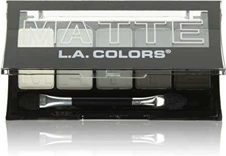 L.A. Colors L.a. Colors 5 Color Matte Eyeshadow, Black Lace, 0.08 Ounce, 0.01 pounds