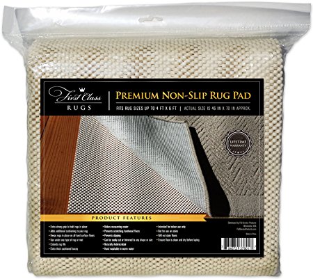 Premium Non Slip Rug Pad, 4X6