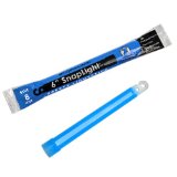 Cyalume SnapLight Industrial Grade Chemical Light Sticks Blue 6 Long 8 Hour Duration Pack of 10