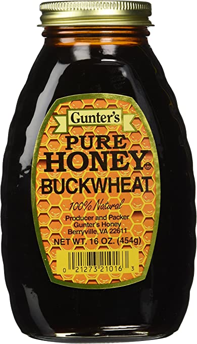 Gunter's Pure Buckwheat Honey, 16 Oz