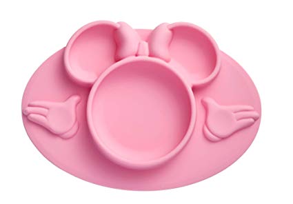 The First Years Disney Minnie Mouse Silicone Placemat, Pink