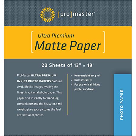 PhotoImage PRO Matte Inkjet Paper - 13 x 19'' - 20 sheets