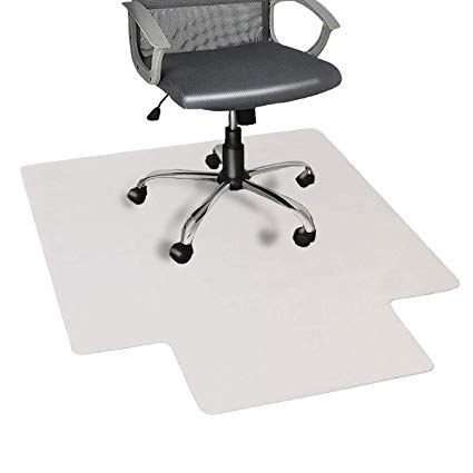 Nontoxic Office Chair Mat for Hard Floor 36" x 48" BPA Free Transparent Hardwood Floor Protector Easy Glide for Chairs Flat Without Curling Sturdy Durable Good for Computer Desk Office & Home