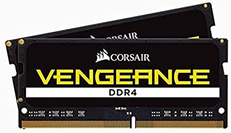 Corsair Vengeance Performance SODIMM 64GB (2x32GB) DDR4 3200MHz CL22 Unbuffered for AMD Ryzen 4000 Series Notebooks Memory - Black