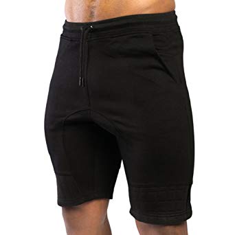 MECH-ENG Men's Gym Workout Running Bodybuilding Jogger Shorts with Pockets