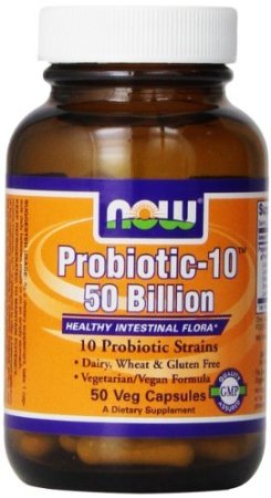 Probiotic10 50 Billion - Now Foods - 50 - VegCap -(Pack of 2)