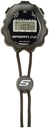 Sportline Allsport 220 Water-resistant Stopwatch With 46-inch Lanyard And 2 Year Warranty, Made in the U.S.A.