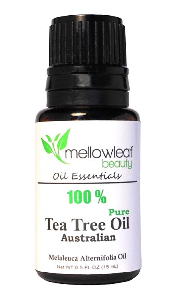 100% Pure Tea Tree Oil Australian Organic With Dropper, Blemish & Acne Spot Treatment, Athletes Foot & For Nail Fungus Relief, Broken Acne Healing, Treats Skin Tags, Lice Treatment, Essential Oil 30ml