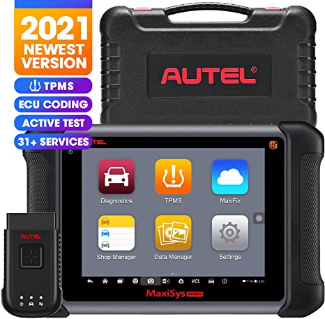 Autel MaxiSys MS906TS Diagnostic Scanner, Autel MS906TS TPMS Scan Tool Upgraded from MS906/MK906BT/ MS906BT, ECU Coding, OE-Level Full-System Diagnostics, 2021 Autel Scanner Tool with 31  Functions