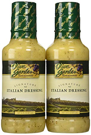 Olive Garden Signature Italian Dressing (Pack of 2) 16 oz Size