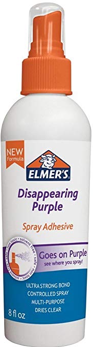 Elmer's Adhesive Spray, 8 Oz. Disappearing Purple (E464TR)