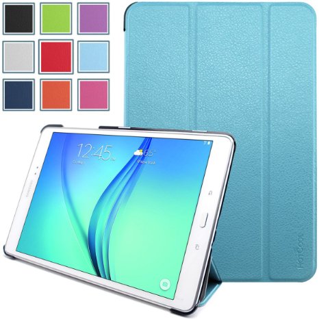 Samsung Galaxy Tab A 97 Case - HOTCOOL Ultra Slim Lightweight SmartCover Stand Case For Samsung Galaxy Tab A SM-T550NZWAXAR 97-Inch TabletWith Smart Cover Auto WakeSleep Blue