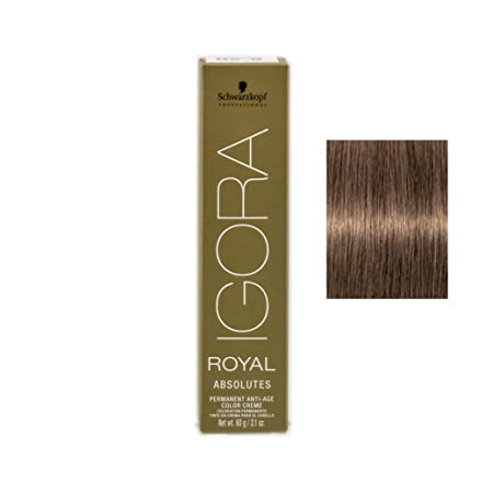 Schwarzkopf Professional Igora Royal Absolutes Hair Color, 7-50, Medium Blonde Gold Natural, 2.1 Ounce