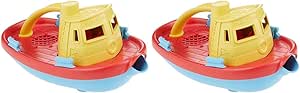 Green Toys Tug Boat Yellow - CB3 (Pack of 2)