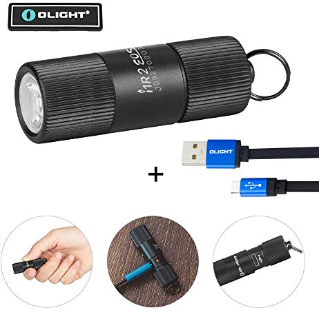 Olight I1R 2 Eos 150 Lumens Tiny Rechargeable Keychain Light with Built-in Battery